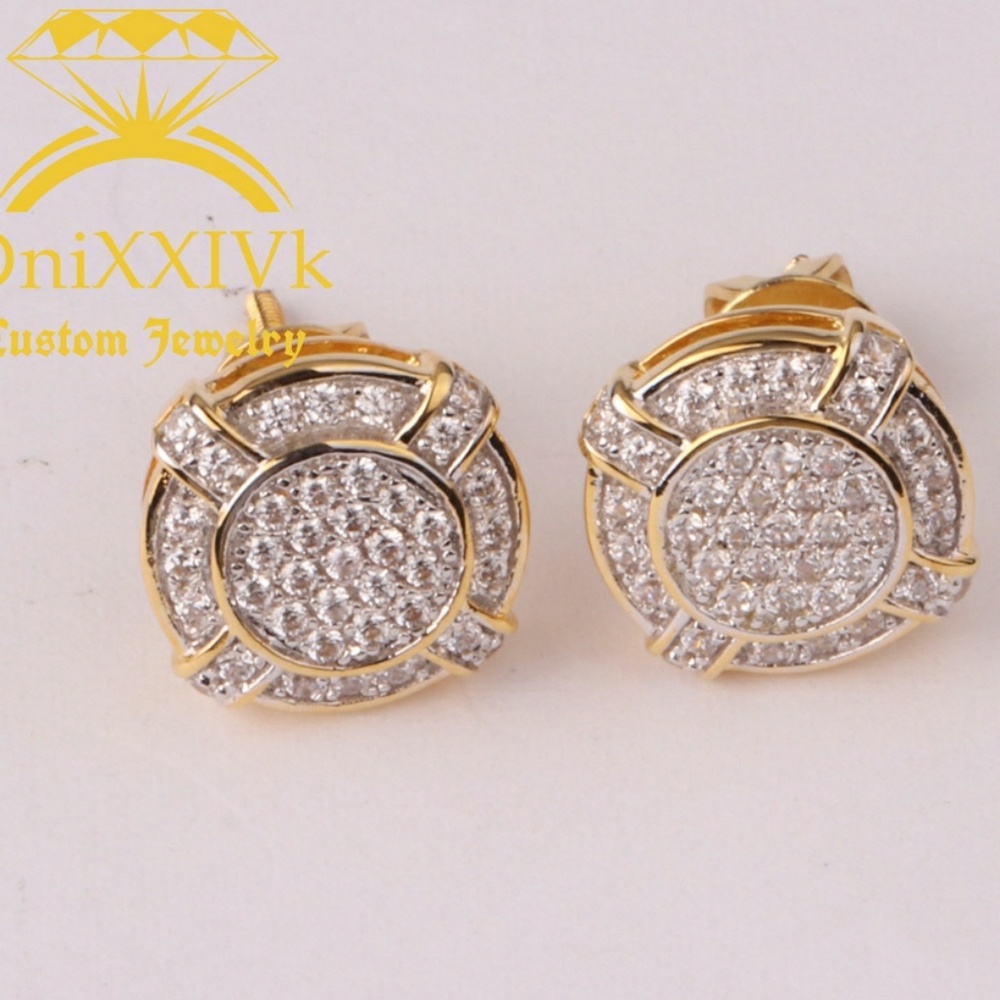 Iced Out Custom Studded Earrings